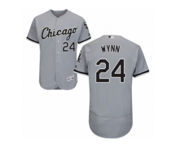 Men's Majestic Chicago White Sox #24 Early Wynn Grey Flexbase Authentic Collection MLB Jersey