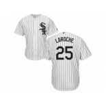 Men's Majestic Chicago White Sox #25 Adam LaRoche Authentic White Home Cool Base MLB Jersey