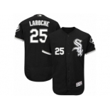 Men's Majestic Chicago White Sox #25 Adam LaRoche Black Flexbase Authentic Collection MLB Jersey