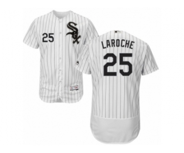 Men's Majestic Chicago White Sox #25 Adam LaRoche White Black Flexbase Authentic Collection MLB Jersey