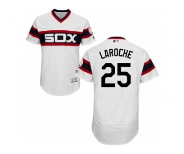 Men's Majestic Chicago White Sox #25 Adam LaRoche White Flexbase Authentic Collection MLB Jersey