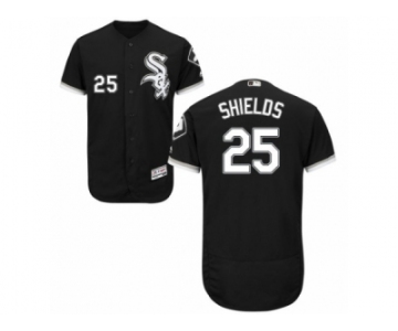 Men's Majestic Chicago White Sox #25 James Shields Black Flexbase Authentic Collection MLB Jersey