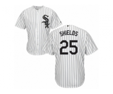 Men's Majestic Chicago White Sox #25 James Shields Replica White Home Cool Base MLB Jersey