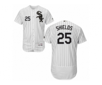 Men's Majestic Chicago White Sox #25 James Shields White Black Flexbase Authentic Collection MLB Jersey