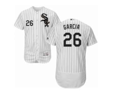 Men's Majestic Chicago White Sox #26 Avisail Garcia White Black Flexbase Authentic Collection MLB Jersey