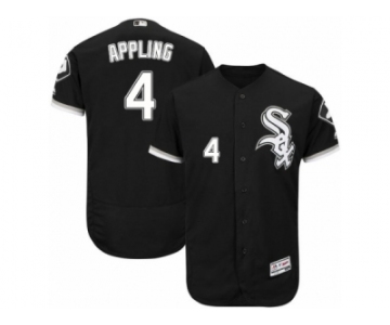 Men's Majestic Chicago White Sox #4 Luke Appling Black Flexbase Authentic Collection MLB Jersey