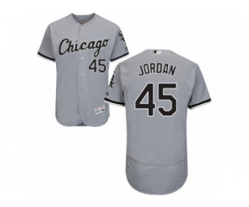 Men's Majestic Chicago White Sox #45 Michael Jordan Grey Flexbase Authentic Collection MLB Jersey