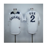 mlb jerseys chicago white sox #2 fox white[m&n]