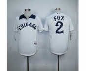 mlb jerseys chicago white sox #2 fox white[m&n]