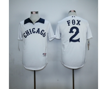 mlb jerseys chicago white sox #2 fox white[m&n]