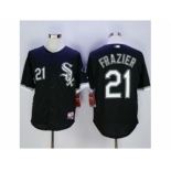 mlb jerseys chicago white sox #21 frazier black