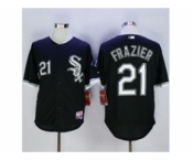 mlb jerseys chicago white sox #21 frazier black