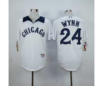 mlb jerseys chicago white sox #24 wynn white[m&n][wynn]