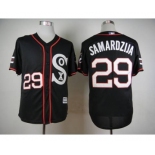 mlb jerseys chicago white sox #29 samardzija black[2015 new]