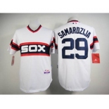 mlb jerseys chicago white sox #29 samardzija white[m&n]