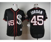 mlb jerseys chicago white sox #45 jordan black[20105 new]