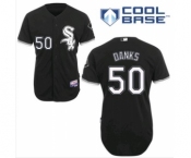 mlb jerseys chicago white sox #50 danks black