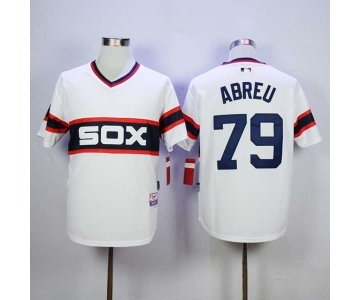 mlb jerseys chicago white sox #79 abreu white-1[m&n]