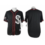 mlb jerseys chicago white sox blank black[2015 new]