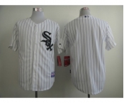 mlb jerseys chicago white sox blank white[black strip]