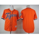 Men Detroit Tigers Blank Orange 2016 Official Cool Base Jersey