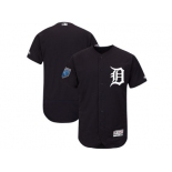 Men Detroit Tigers Customized Majestic Navy 2018 Spring Training Flex Base Team Jersey