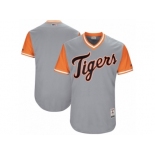 Men's 2017 Little League World Series Detroit Tigers Gray Jersey