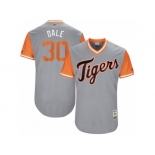 Men's 2017 Little League World Series Tigers #30 Alex Wilson Dale Gray Jersey