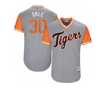 Men's 2017 Little League World Series Tigers #30 Alex Wilson Dale Gray Jersey