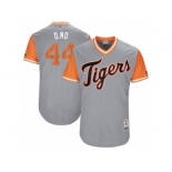 Men's 2017 Little League World Series Tigers Daniel Norris #44 D. No Gray Jersey