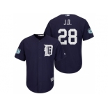 Men's Detroit Tigers #28 J.D. Martinez 2017 Spring Training Cool Base Stitched MLB Jersey