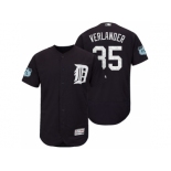 Men's Detroit Tigers #35 Justin Verlander 2017 Spring Training Flex Base Authentic Collection Stitched Baseball Jersey