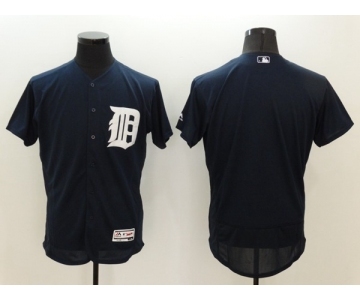 Men's Detroit Tigers blank Majestic Navy Flexbase Authentic Collection Team Jersey