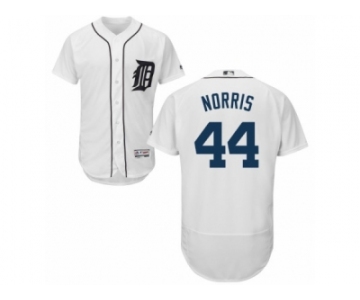 Men's Majestic Detroit Tigers #44 Daniel Norris White Flexbase Authentic Collection MLB Jersey