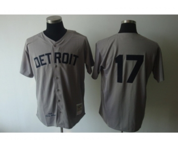 Mitchell And Ness 1968 Detroit Tigers #17 Denny McLain Grey Stitched Baseball Jersey