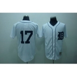 Mitchell and Ness Detroit Tigers #17 Denny McLain Stitched White Throwback Baseball Jersey