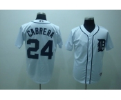 mlb detroit tigers #24 cabrera white