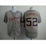 mlb jerseys detroit tigers #52 cespedes grey