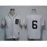 mlb jerseys detroit tigers #6 kaline cream[m&n]