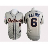 mlb jerseys detroit tigers #6 kaline grey m&n