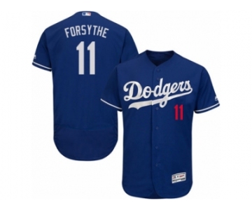 Los Angeles Dodgers #11 Logan Forsythe Royal Blue Flexbase Authentic Collection MLB Jersey