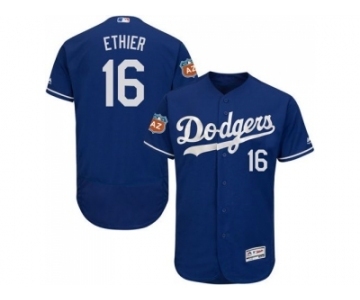 Los Angeles Dodgers #16 Andre Ethier Blue Flexbase Authentic Collection Stitched Baseball Jersey