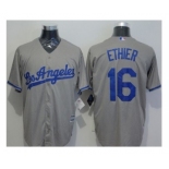 Los Angeles Dodgers #16 Andre Ethier Grey New Cool Base Stitched Baseball Jersey