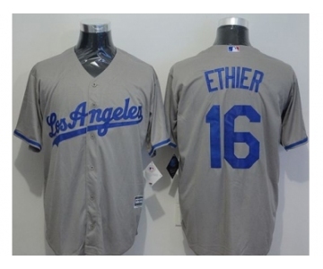 Los Angeles Dodgers #16 Andre Ethier Grey New Cool Base Stitched Baseball Jersey