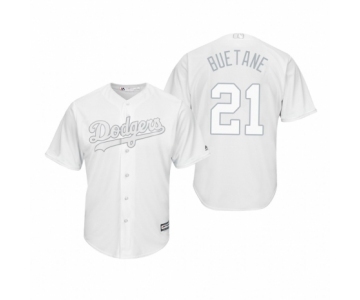 Los Angeles Dodgers #21 Walker Buehler Buetane White 2019 Players' Weekend Replica Jersey