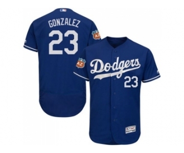 Los Angeles Dodgers #23 Adrian Gonzalez Blue Flexbase Authentic Collection Stitched Baseball Jersey