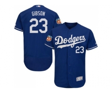 Los Angeles Dodgers #23 Kirk Gibson Blue Flexbase Authentic Collection Stitched Baseball Jersey