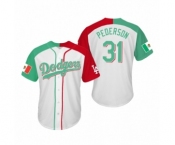 Los Angeles Dodgers #31 Joc Pederson Two-Tone Mexican Heritage Night Cool Base Jersey