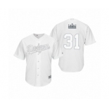 Los Angeles Dodgers #31 Joc Pederson White 2019 Players' Weekend Replica Jersey