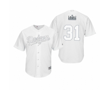 Los Angeles Dodgers #31 Joc Pederson White 2019 Players' Weekend Replica Jersey